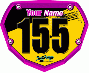 3DFX SRP Race Plate Pink