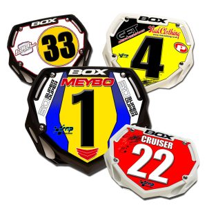 Box BMX PLATE Custom Number Plates