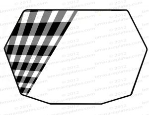 Check Black And White Plate