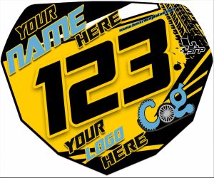 Cog Bmx  Club Race Plate