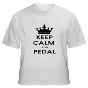 Keep Calm and Pedal T Shirt