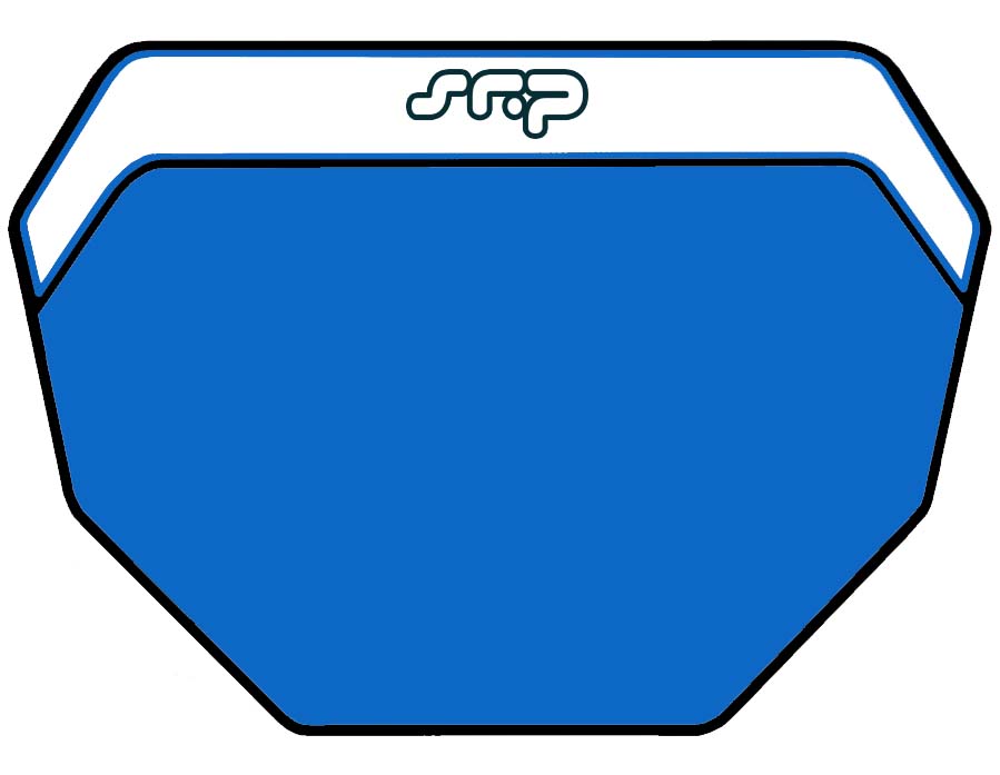 SRP National Standard Blue Female Race Plate