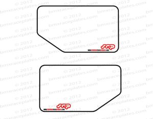 SRP Side Plate Number Boards Stick On